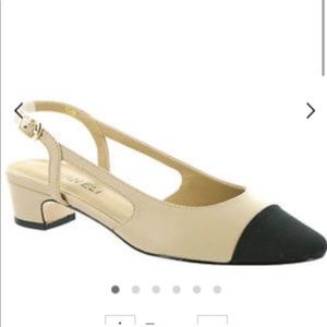 Vaneli aliz cap toe pumps